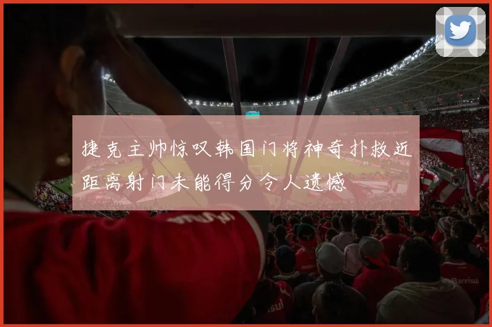 捷克主帅惊叹韩国门将神奇扑救近距离射门未能得分令人遗憾